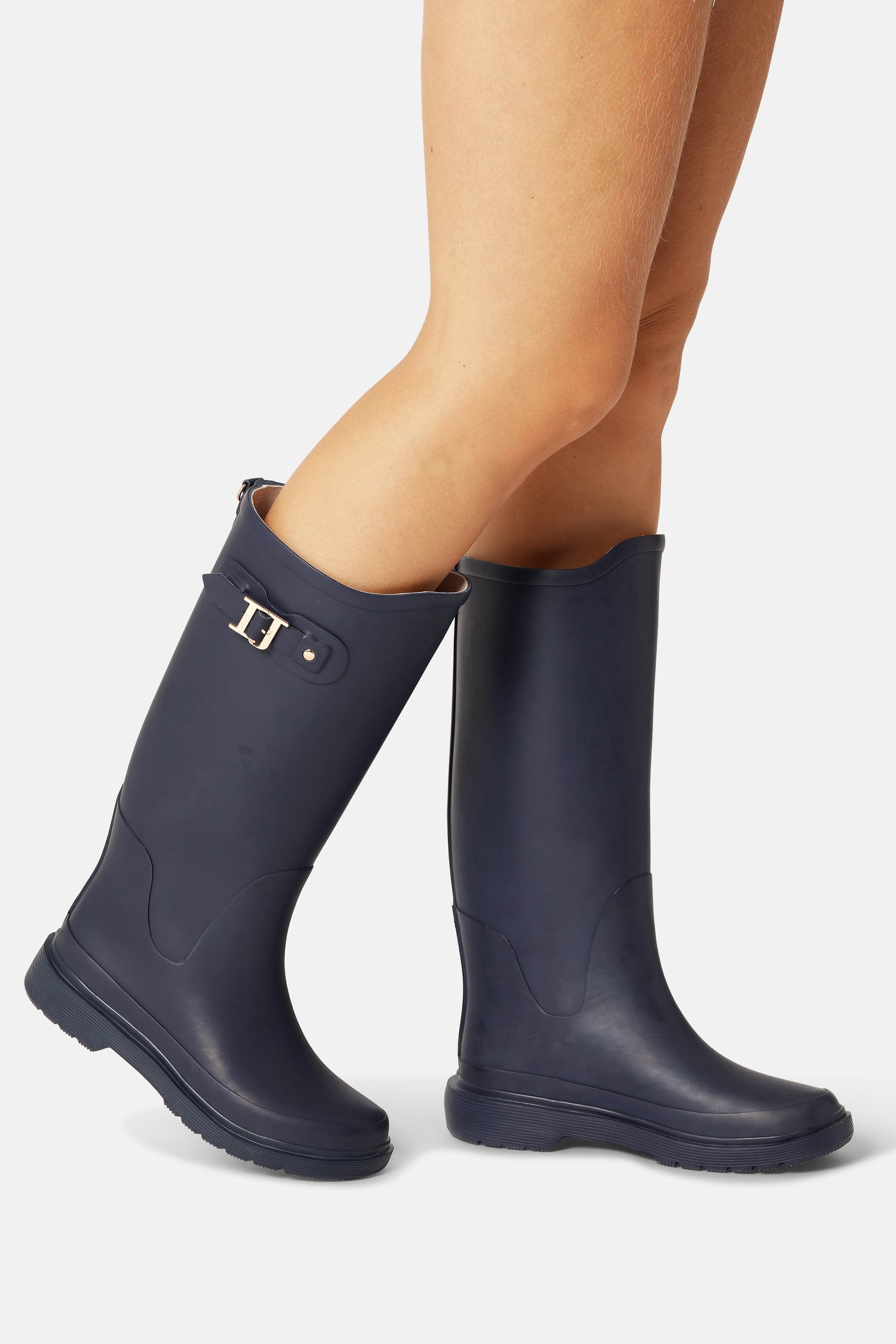 Lange Gummistøvler - Navy Navy